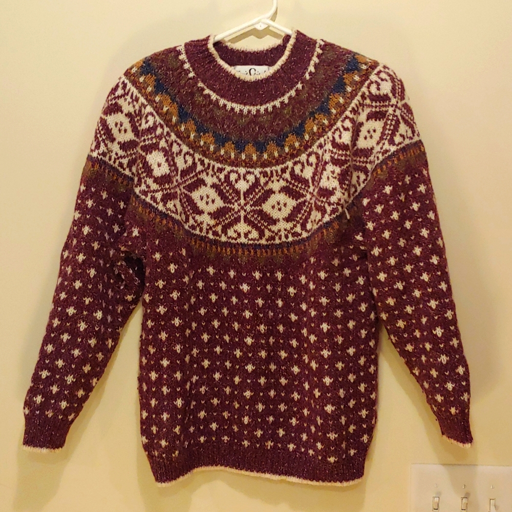 Vintage "Ski" type sweater
